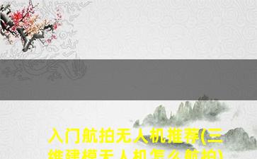 入门航拍无人机推荐(三维建模无人机怎么航拍)
